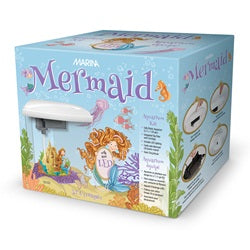 Marina Mermaid Aquarium Kit, White 1 Gal