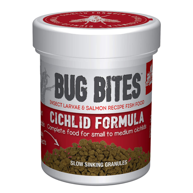 Fluval Bug Bites S-M Cichlid Granules 1.6oz