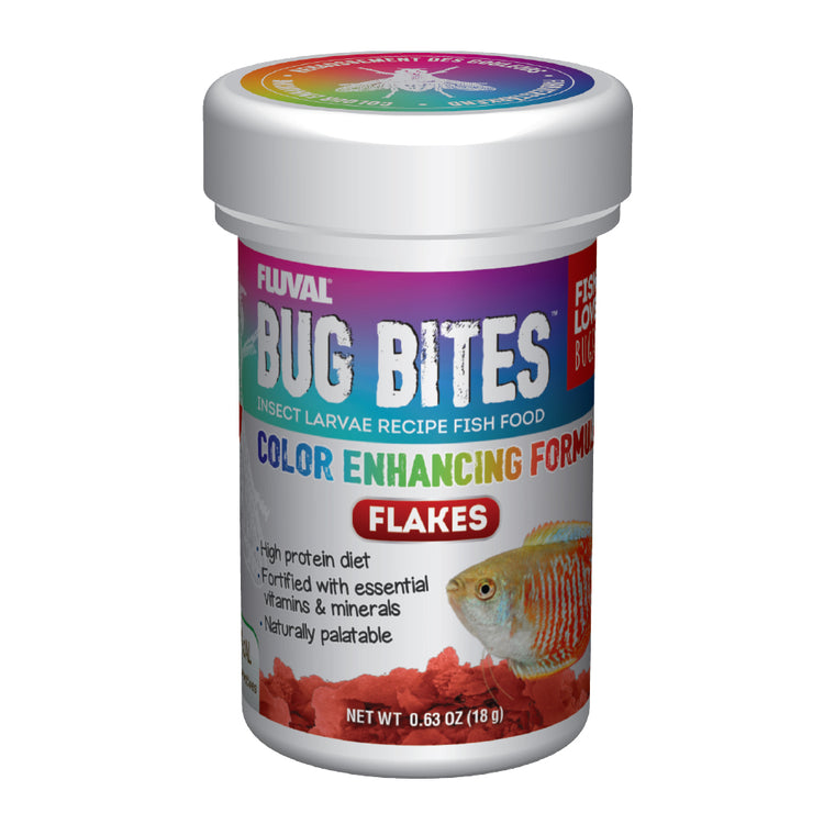 Fluval BugBites Color Enh. Flakes .63oz