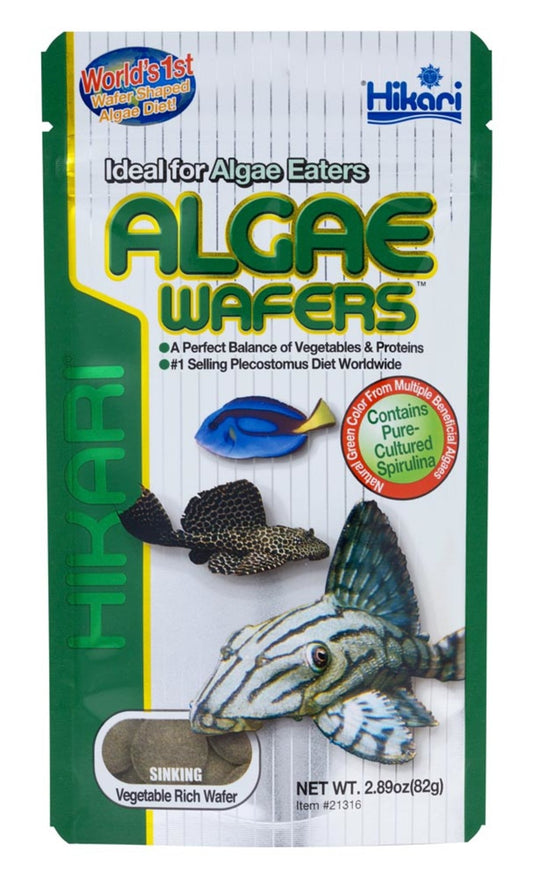 Hikari Algae Wafers Rapidly Sinking Wafer Fish Food 2.89 oz