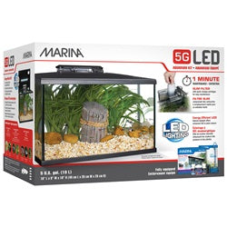 Marina 5G LED Aquarium Kit, 5 Gallon