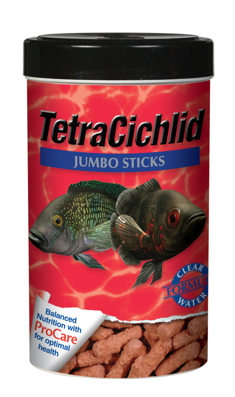 Tetra Cichlid Sticks Fish Food 7.40 oz (jumbo sticks)