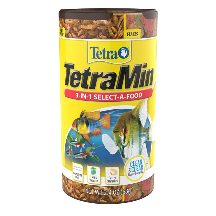 Tetra TetraMin 3-in-1 Select-A-Food Fish Food 2.4 oz