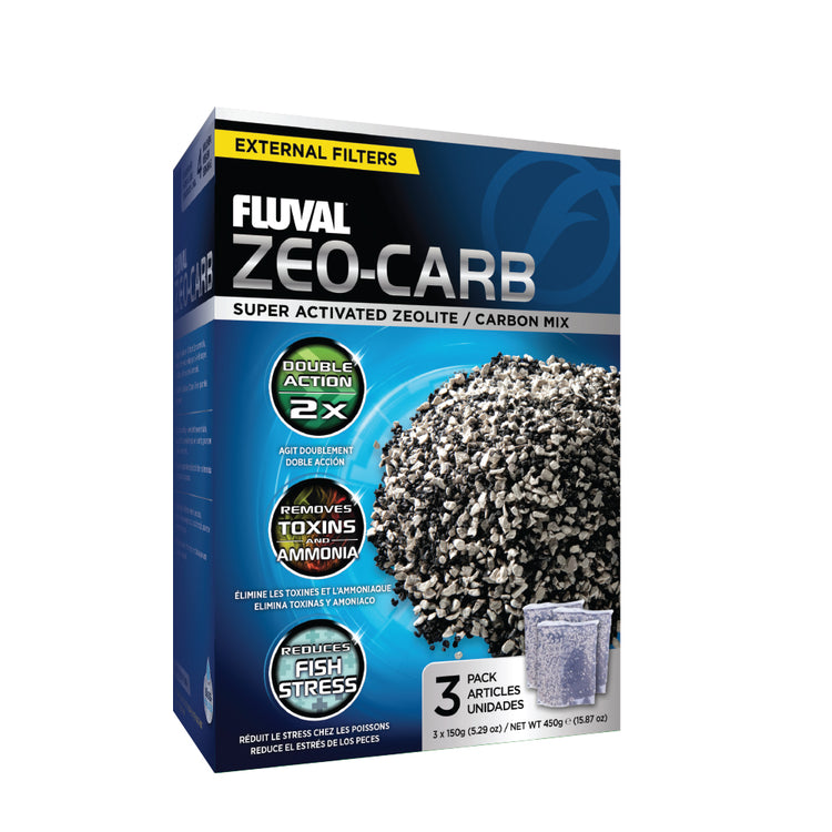 Fluval Zeo-Carb, 150g (3/PK)
